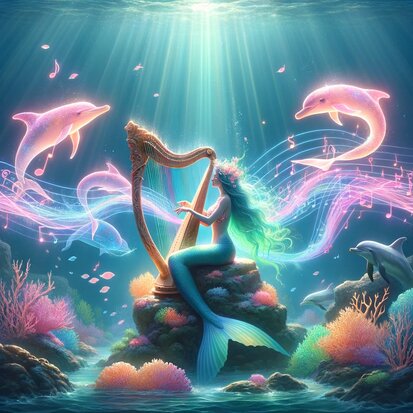 Aqua Aura Healing: Soothing Frequencies of Mermaids and Dolphins